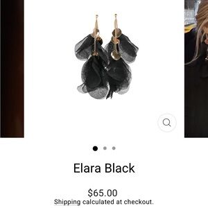 Bangles Elara Black lightweight earrings NEW!